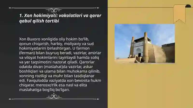 Buxoro xonligida savlat boshqaruv tartiblari 3