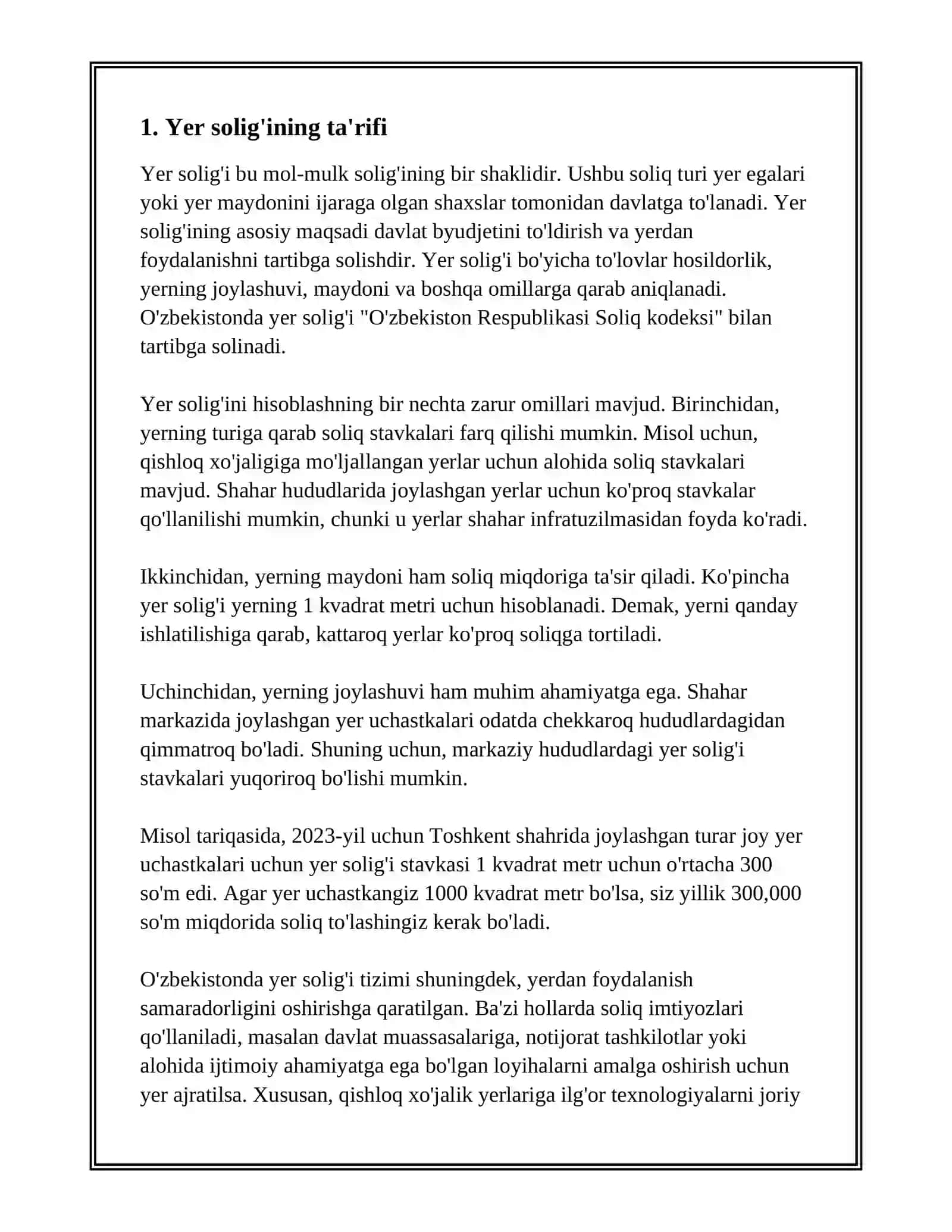 YER SOLIG‘I, IJARA HAQI VA ULARNING MAZMUNI 3