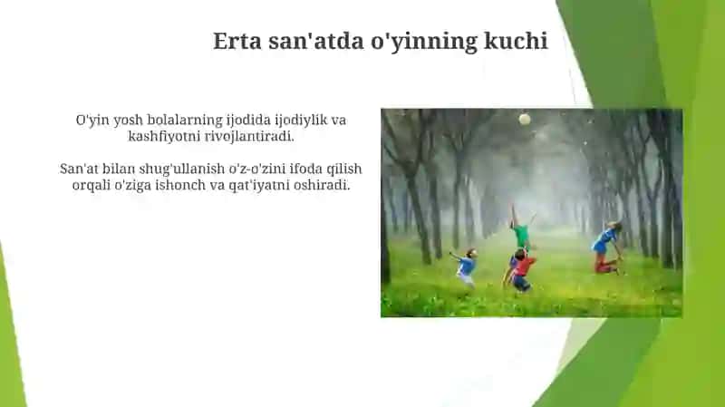 Maktabgacha yoshdagi bolalarni tasviriy sanʼat asarlari bilan tanishtirish 3