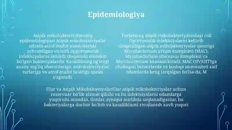 Atipik Mikrobakteriyalar Va Ularning Amaliyotdagi Ahamiyati 3