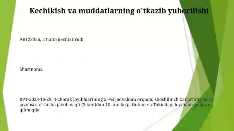 Xizmat yozishmalarini yurutishdagi muammolar 3