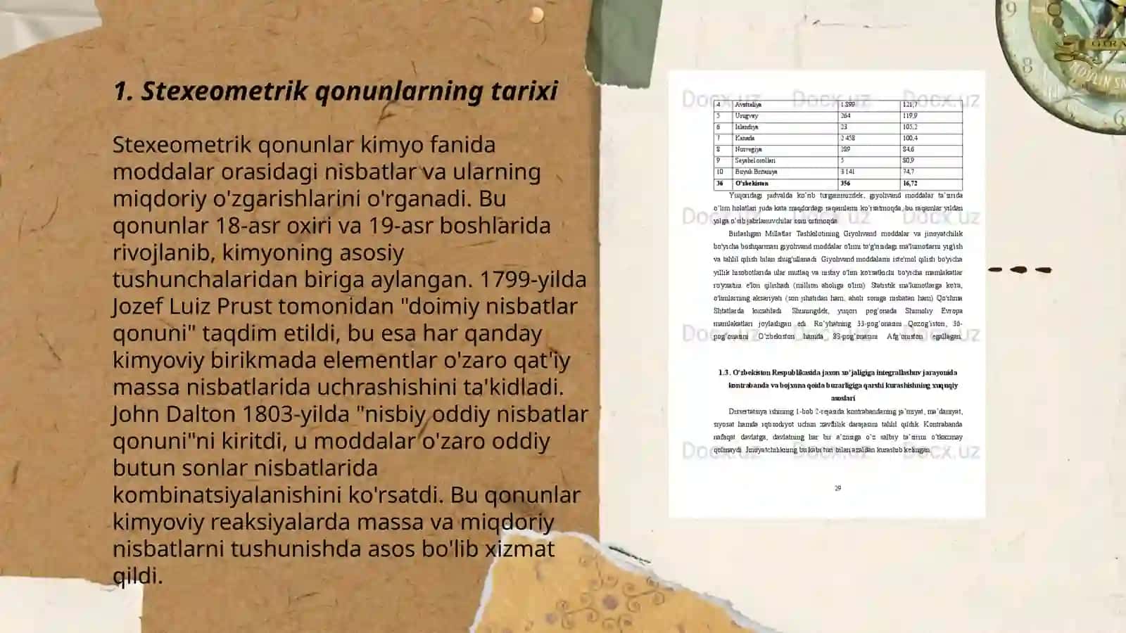 Stexeometrik qonunlarning ochilishi 3