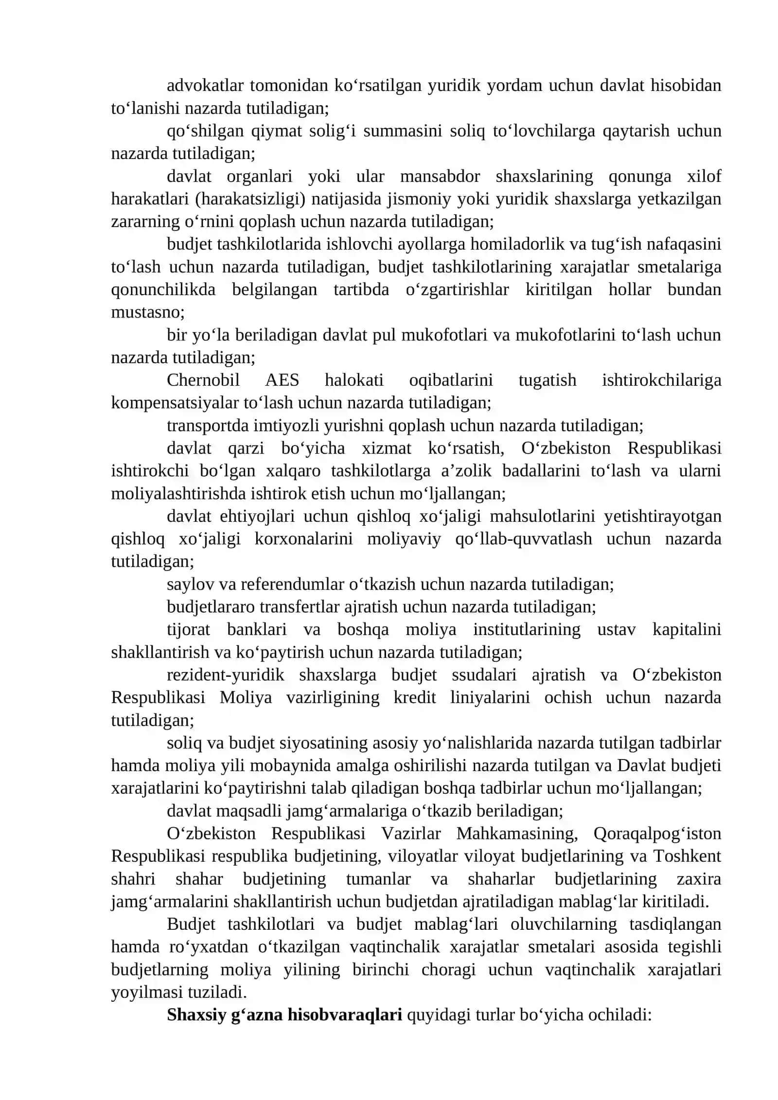 Budjet tizimi budjetlarining ijrosi 3