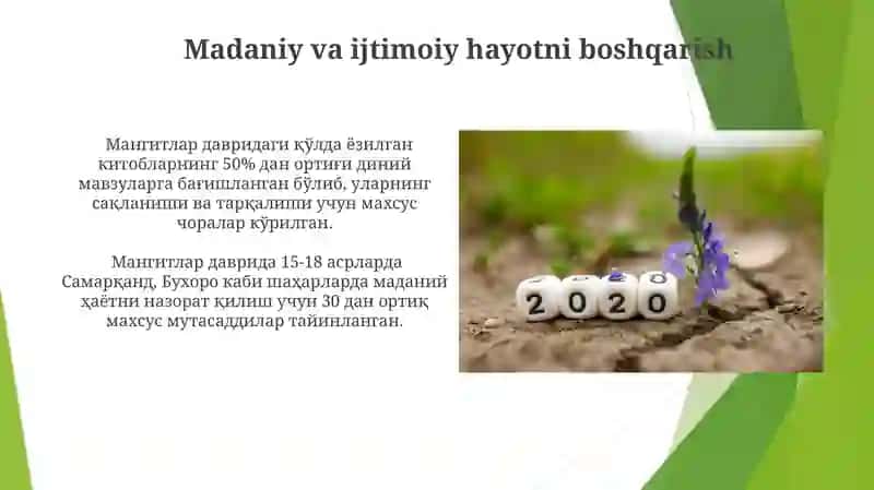 Mangitlar davrida boshqaruv 3