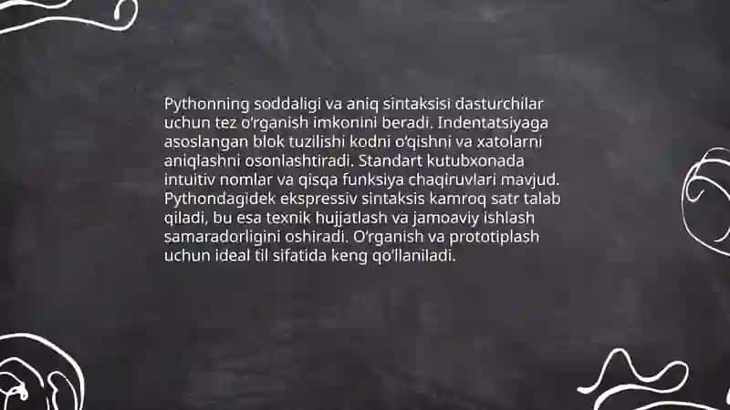 Nima uchun Python? 3