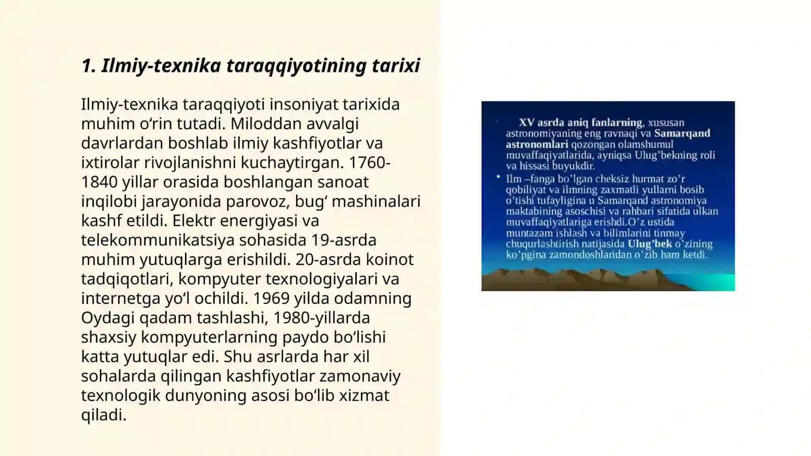 Ilmiy-texnika taraqqiyoti va uning sotsial oqibatlari 3