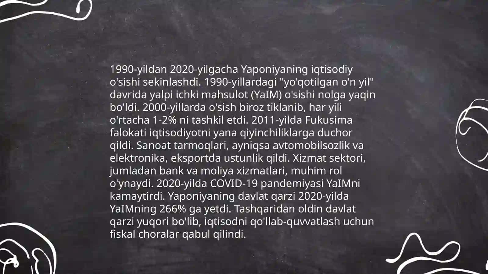 Yaponiyaning yaqin 30 yillik Iqtisodiyoti 3