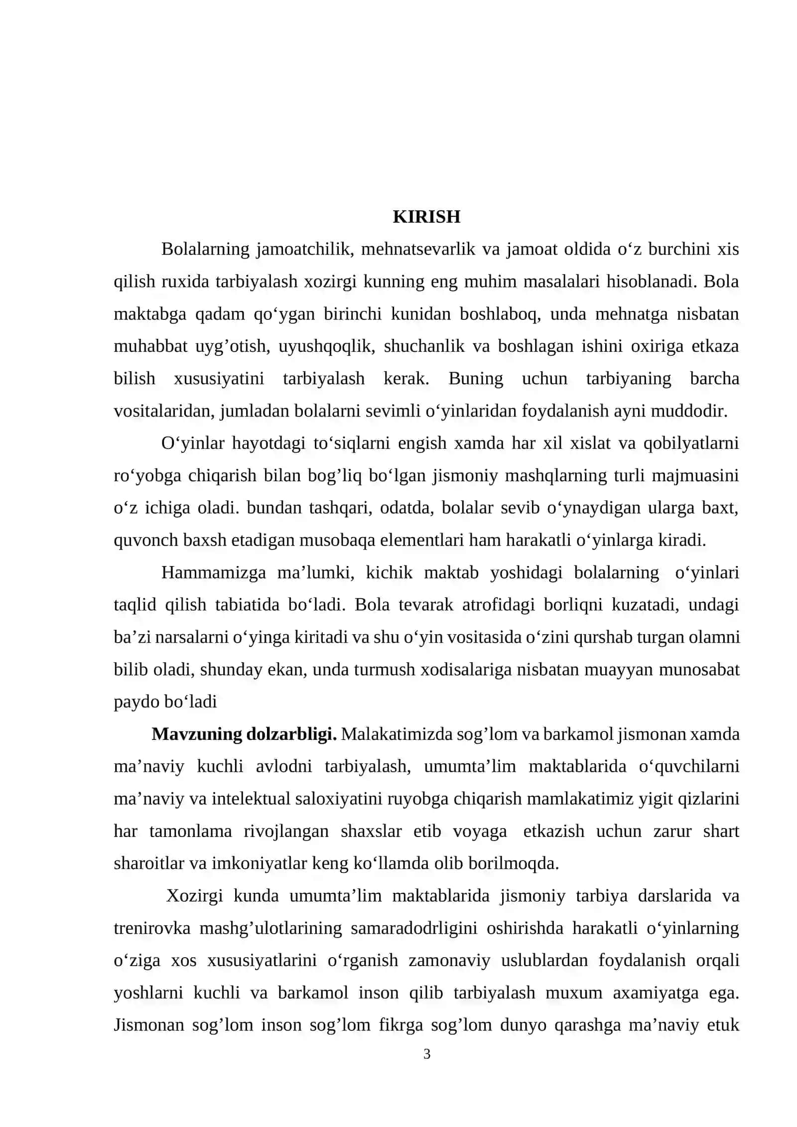 HARAKATLI O’YINLAR VOSITASIDA MAKTAB YOSHIDAGI BOLALARNI JISMONIY TARBIYALASH 3