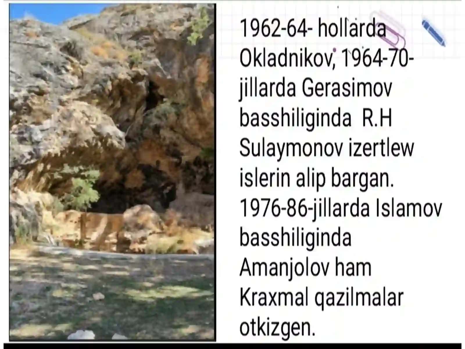 Arxeologiya dala izertlewleri paninen slayd jumisi 3