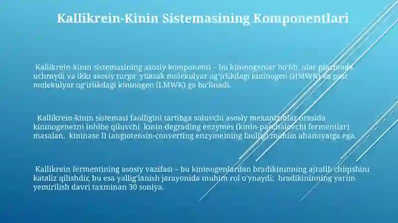 Kallikrein-Kinin Sistemasi va Klinik Ahamiyati 3
