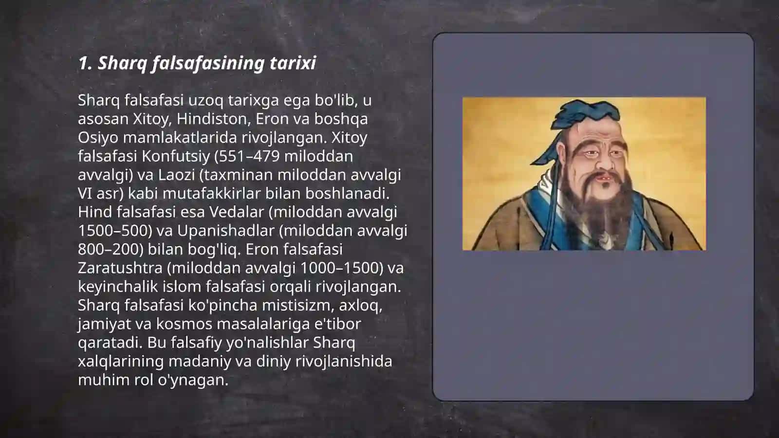 Sharq falsafasi 3