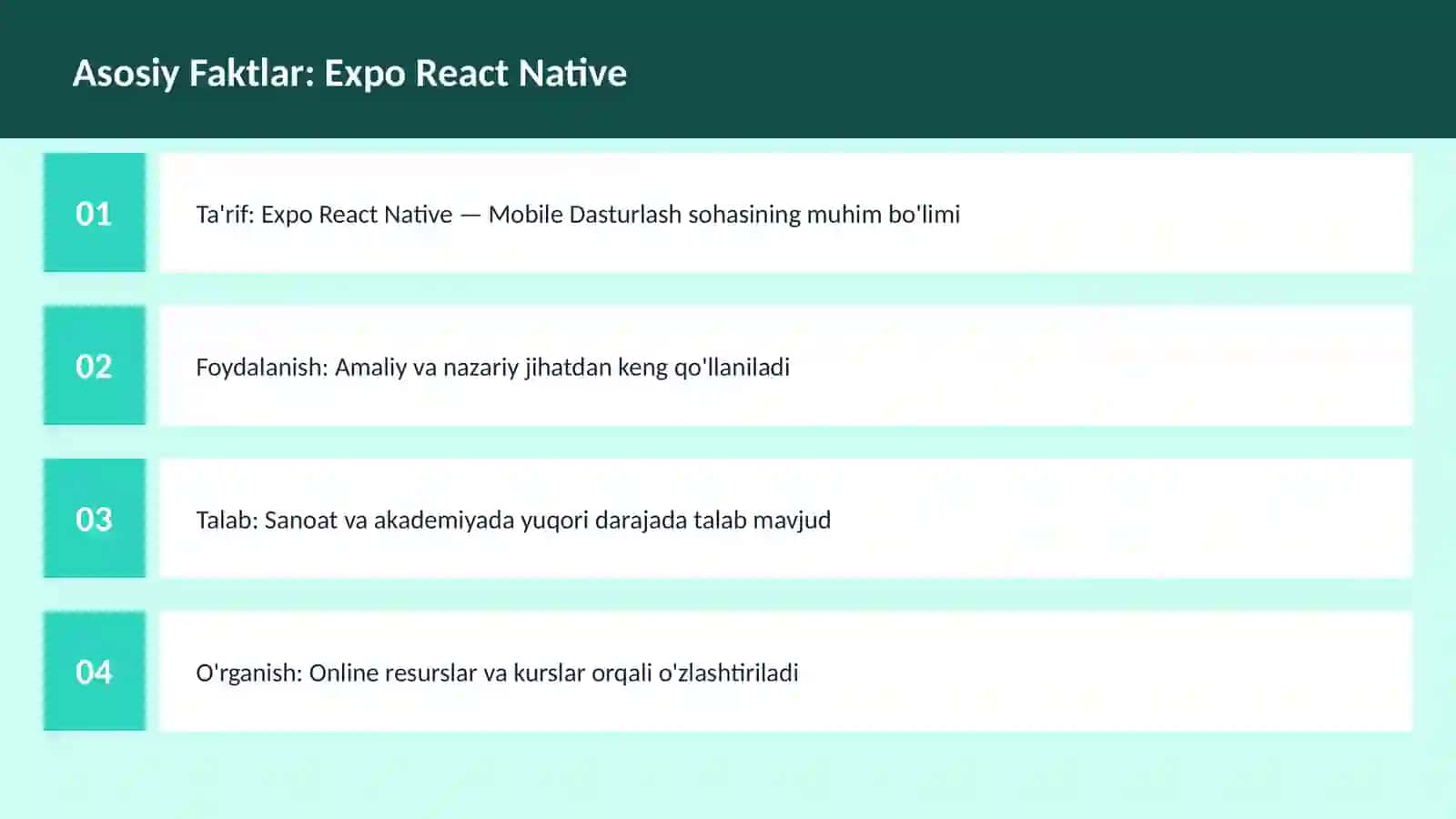 Expo React Native 3