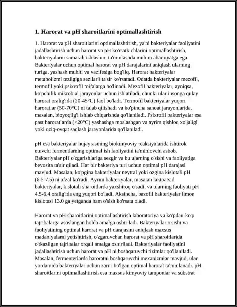 BAKTERIYALAR FAOLIYATINI JADALLASHTIRISHNING ASOSIY USULLARI 3