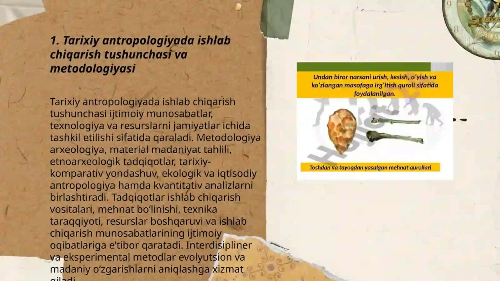 Tarixiy antropologiyada ishlab chiqarishning rivojlanishi 3