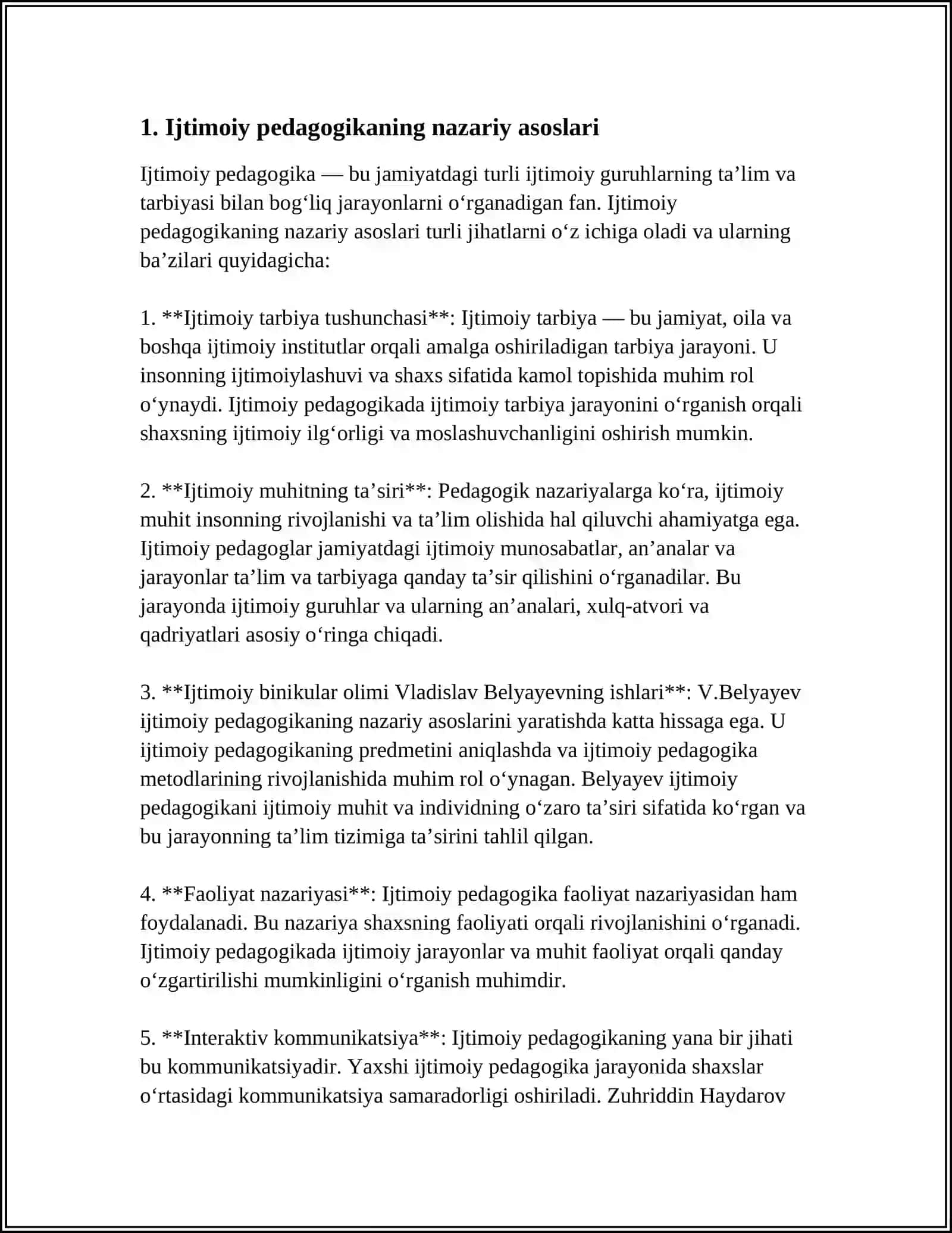 MAKTABGACHA TA’LIM TASHKILOTLARIDA IJTIMOIY PEDAGOGIK ISHLARNI TASHKIL ETISH 3