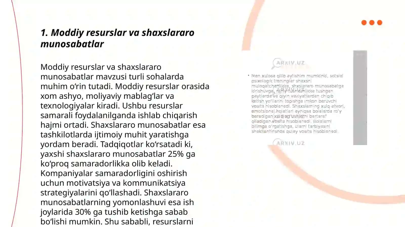 Sotsial psixologiyada Moddiy, ahloqiy psixologik, intim shaxslilik adaptatsiyalari 3