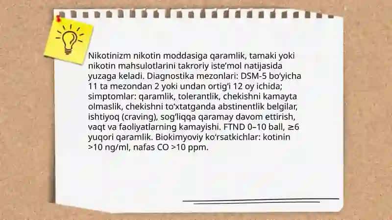 Nikotinizm va uning asoratlari 3