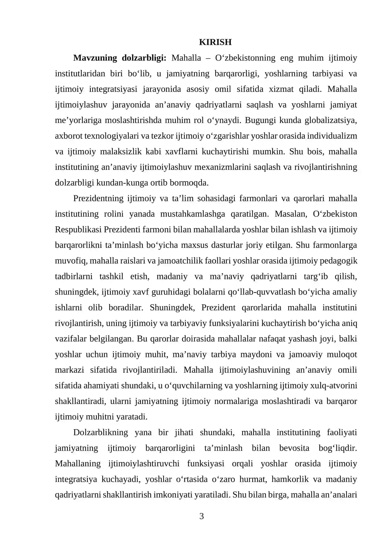 An'anaviy ijtimoiylashuvning mahalla omili sifatida 3