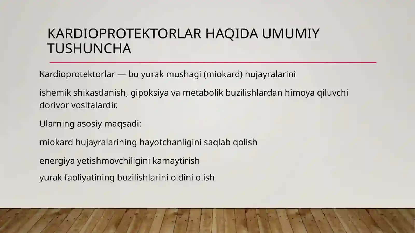 Kardiopritektorlar va Metabotrop Vositalar 3