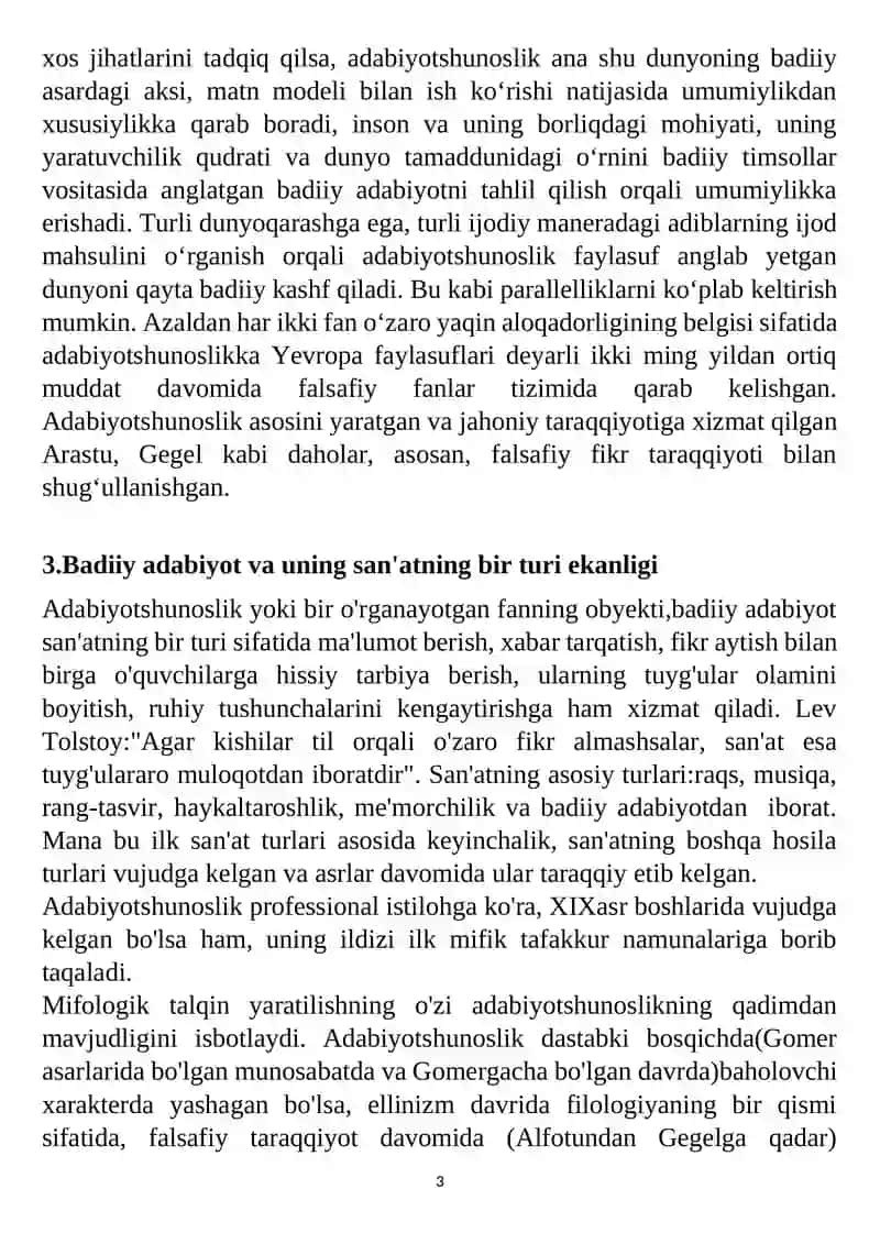 Adabiyotshunoslik Fanidan Yakuniy Nazorat Javoblari 3