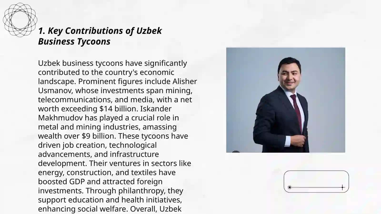 Key Contributions of Uzbek Business Tycoons 3