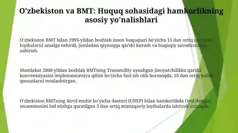 Huquqfanidan BMT bilan hamkorlik 3