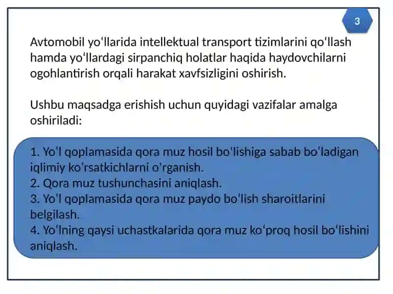 INTELLEKTUAL TRANSPORT TIZIMLARI ORQALI HARAKAT XAVFSIZLIGINI OSHIRISH 3