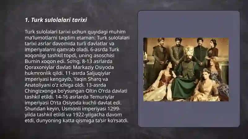 Turkiy sulolalar boshqaruvida malika borte turkon xotun saroy mulk xonim  Nodirabegim 3