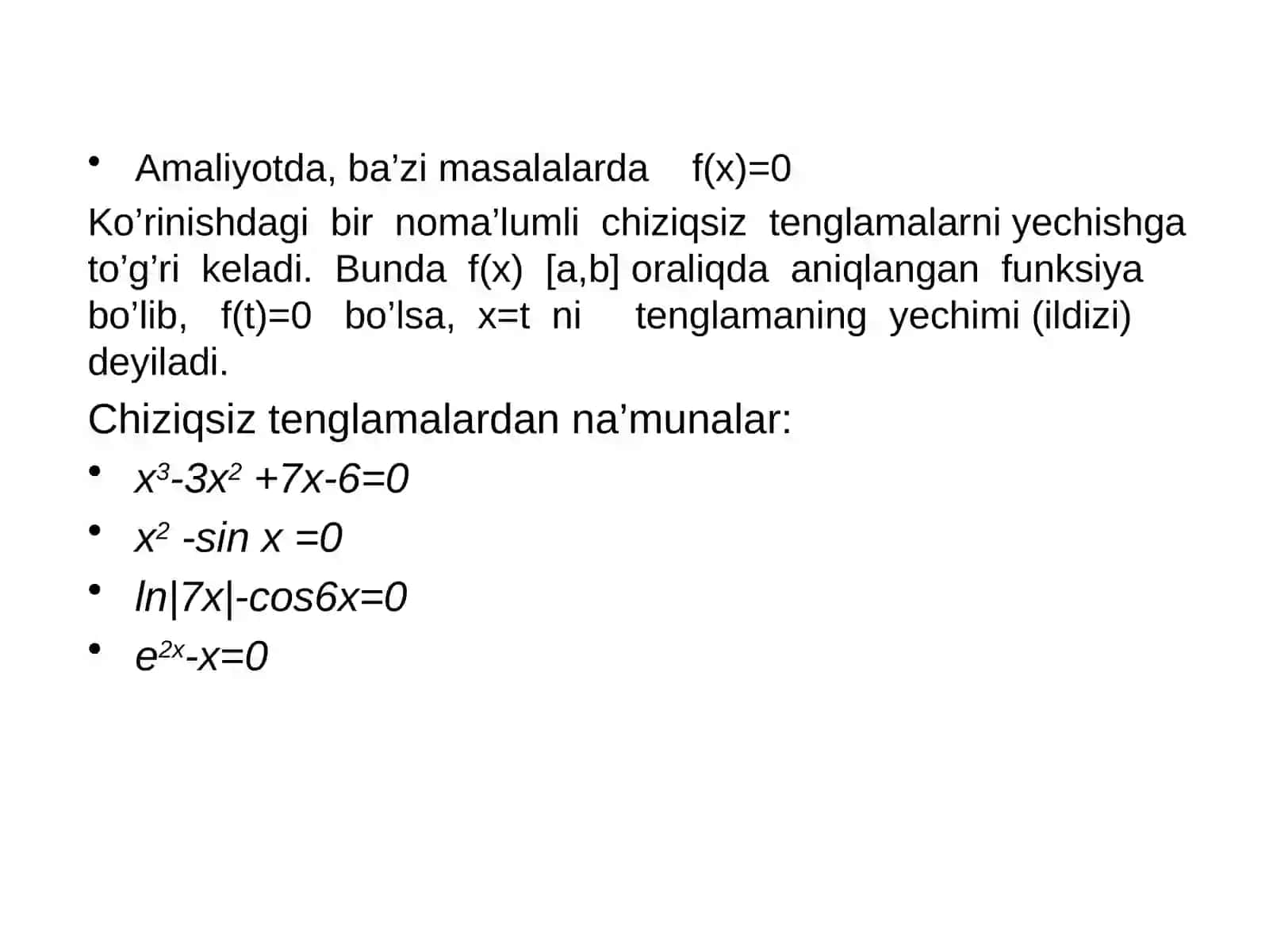 Nyuton va iteratsiya algoritmlari 3