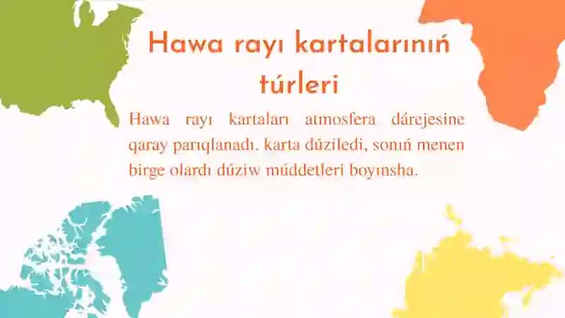 Sinoptik karta (Hawa rayı kartası) 3