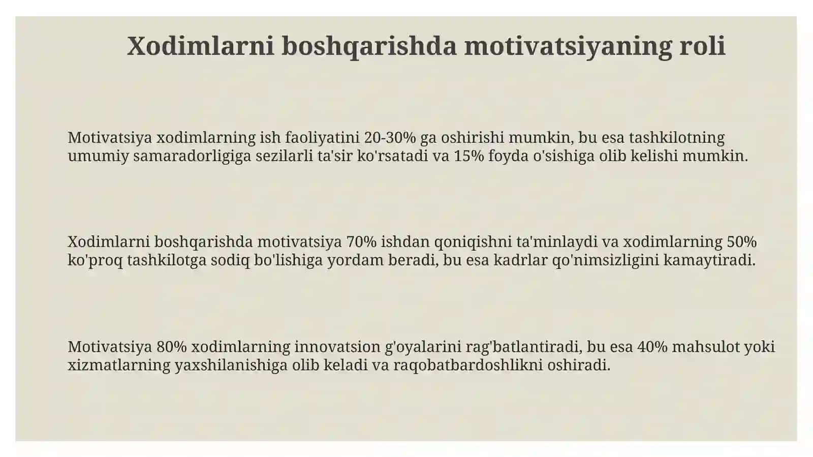 Tashkilotlar faoliyatini va personalni boshqarishning ijtimoiy-psixologik jihatlari 3