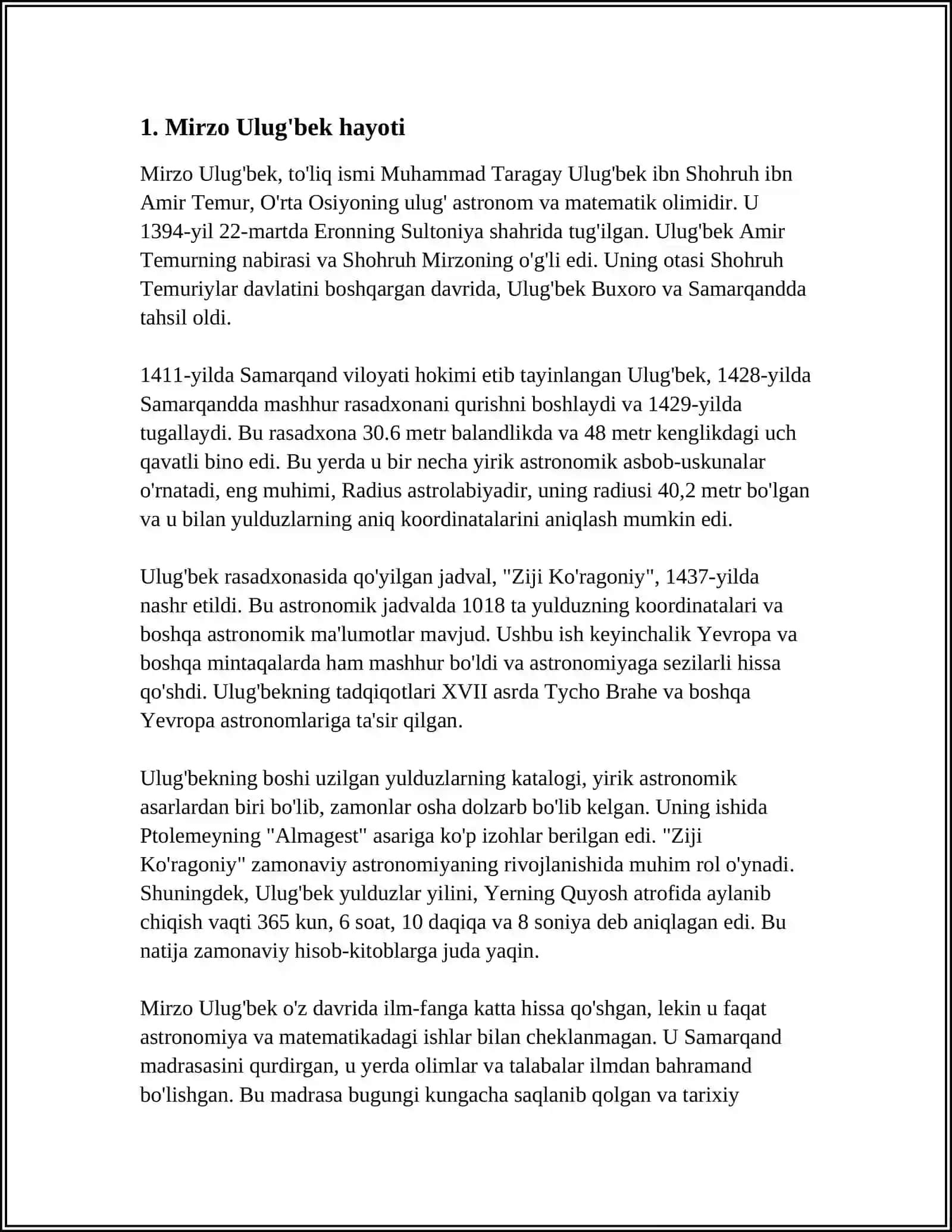 MIRZO ULUGʻBEK 3