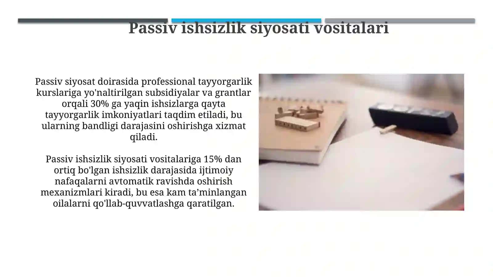 Ishsizlikka qarshisiyosatvositalari 3