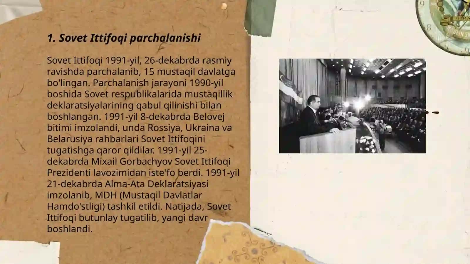 1991-yil Alisher Navoiy yilida boʻlgan siyosiy voqealar 3