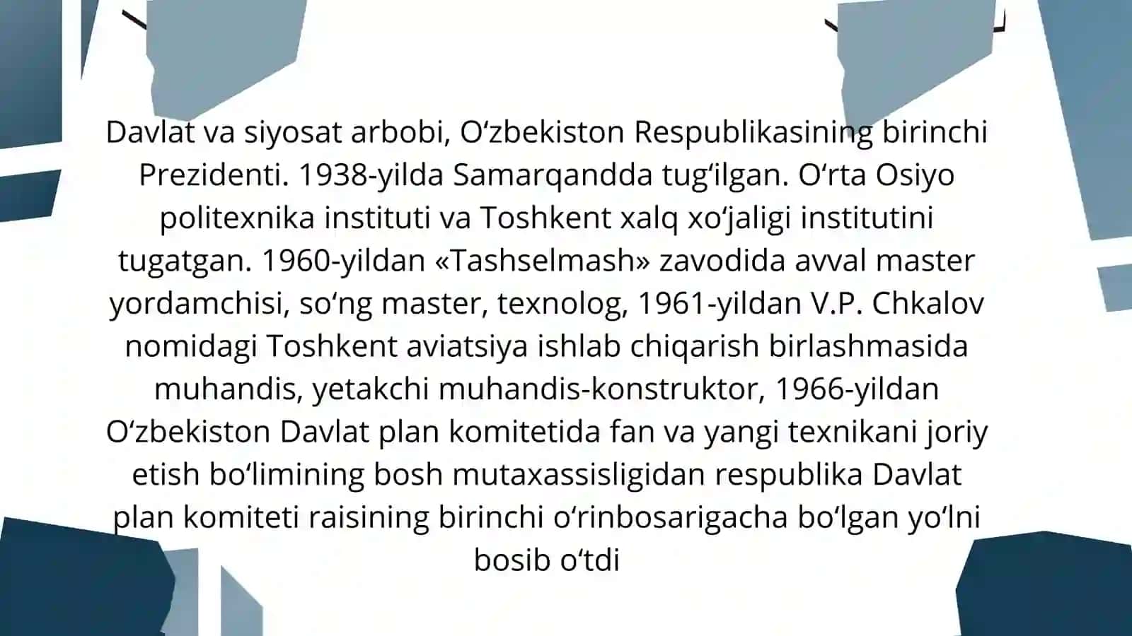 Karimovning hayot yo‘li 3