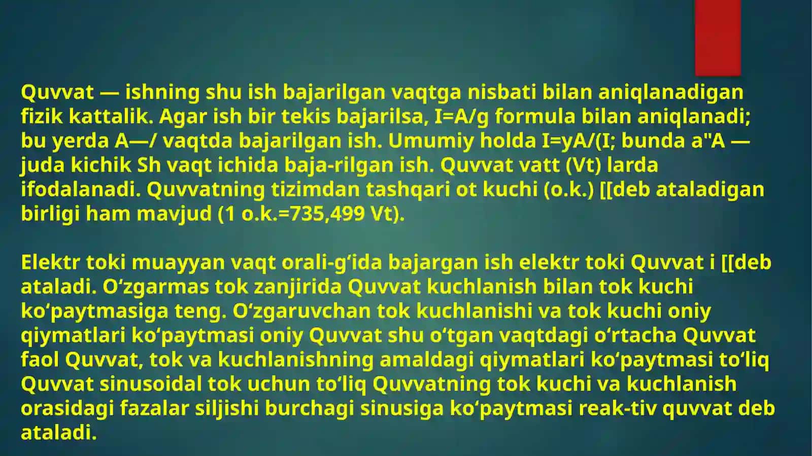 Elektrenergiya ishlab chiqarish va taqsimlash 3
