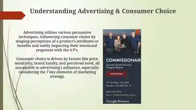 Advertising and Consumer Choice 3