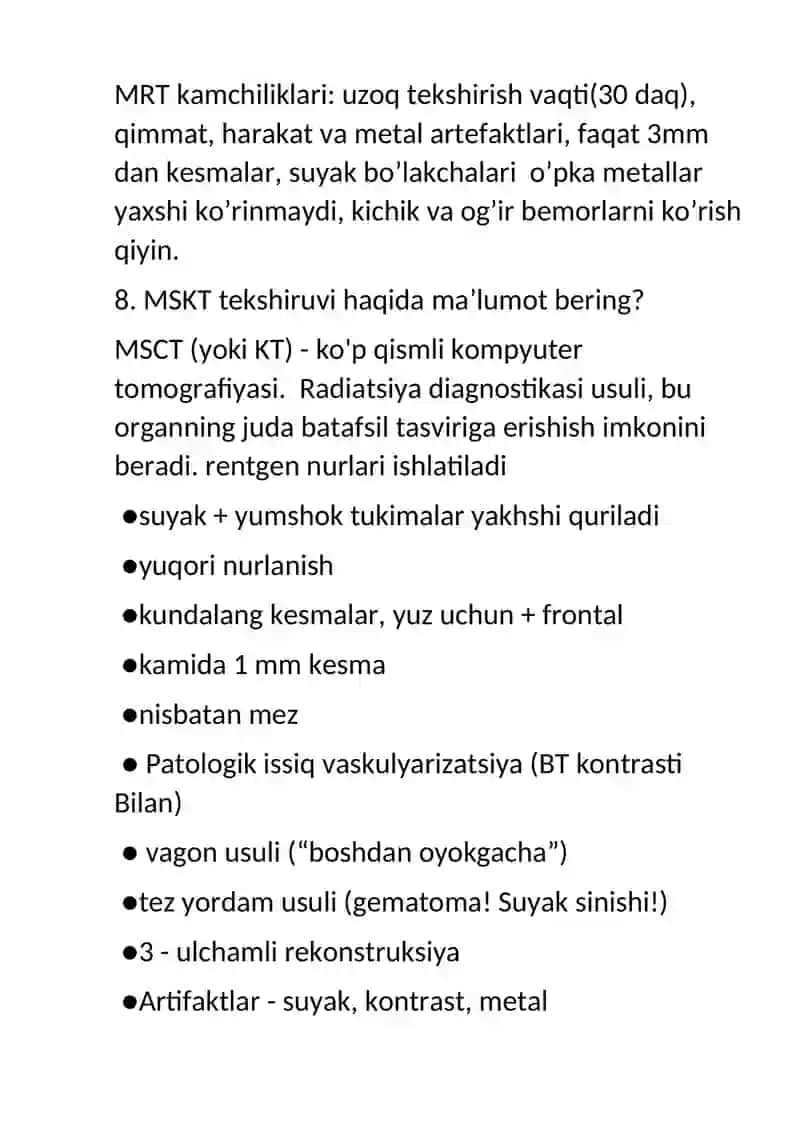 Radiologiya fanidan 36 ta savolga javoblar 3