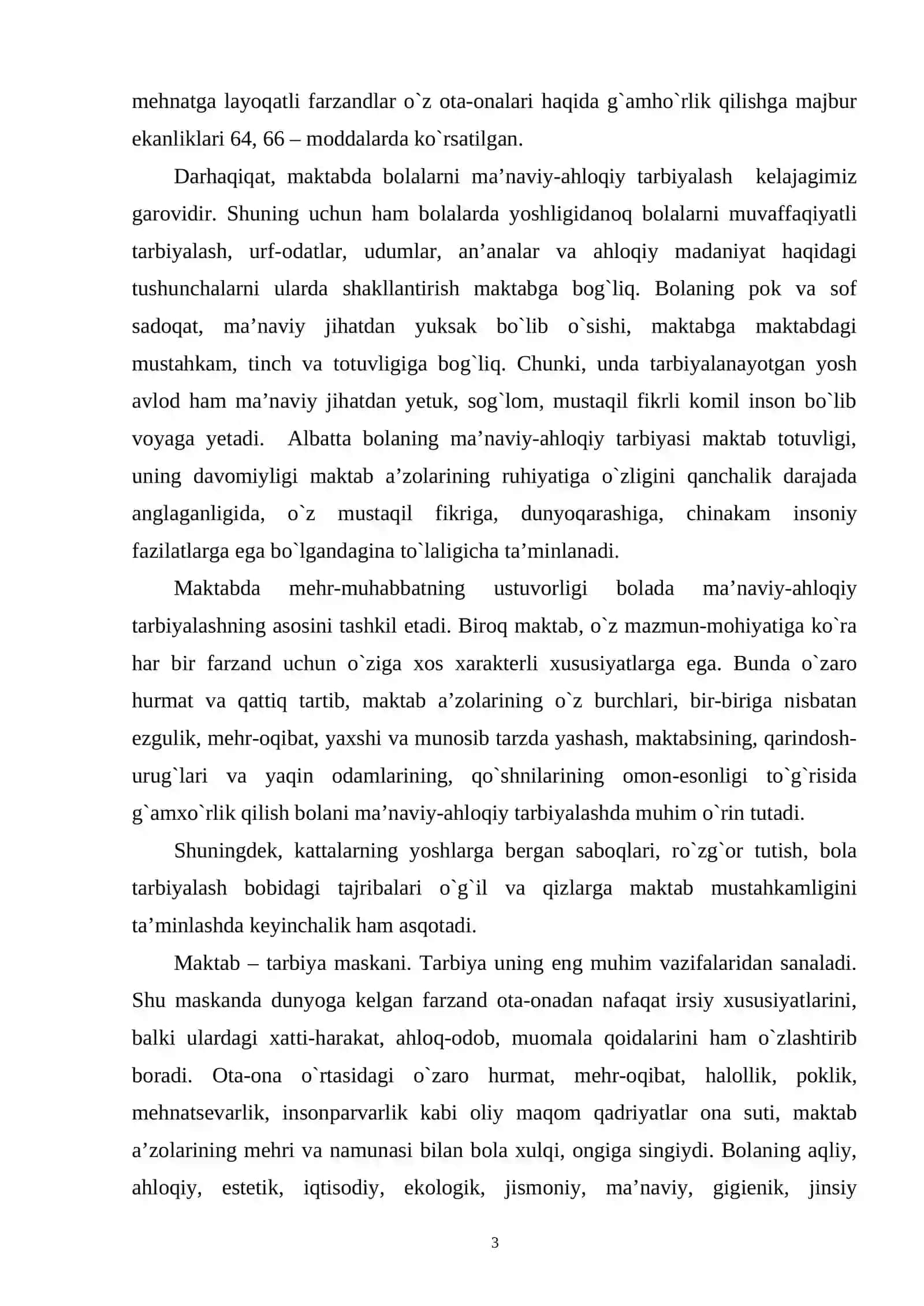 IJTIMOIY PEDAGOGIKANING MAKTAB YOSHIDAGI BOLALAR BILAN OLIB BORADIGAN FAOLIYATI 3