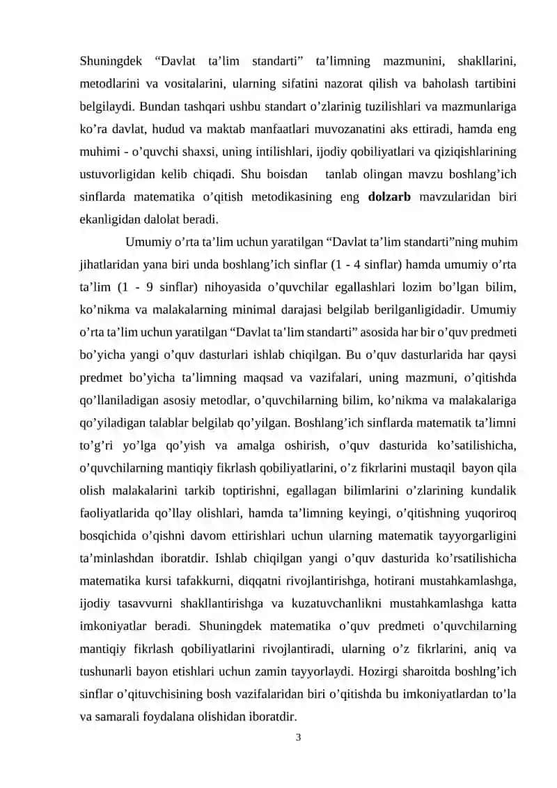 Boshlang’ich sinf matematika darslarida ko’rgazmali qurollardan foydalanish 3