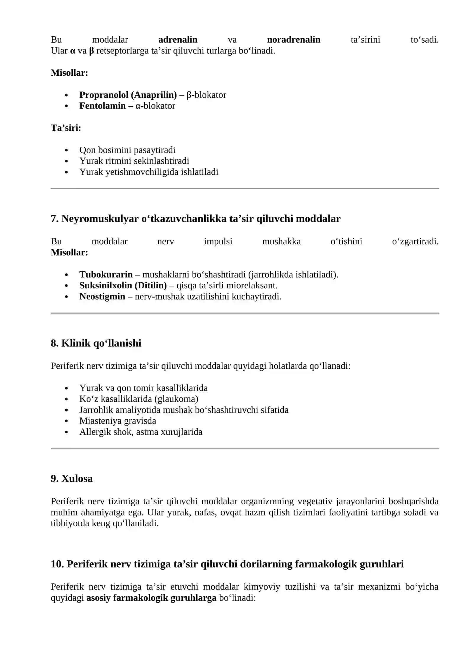 PERIFERIK NERV TIZIMIGA TA’SIR QILUVCHI MODDALAR 3