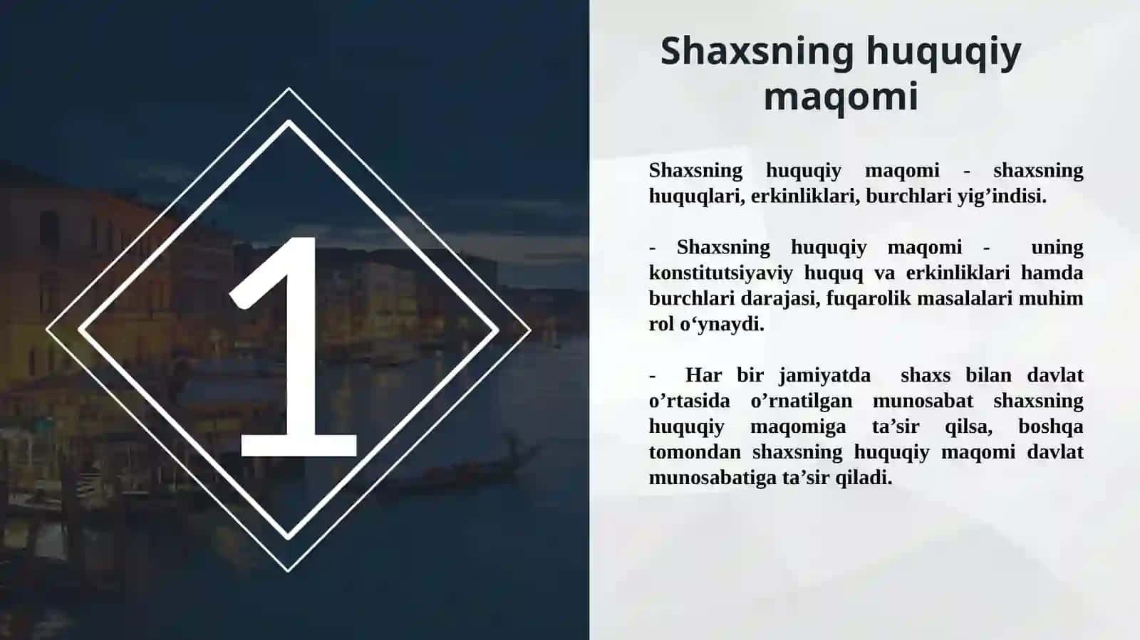 Shaxs va fuqarolikka taalluqli umumiy qoidalar 3