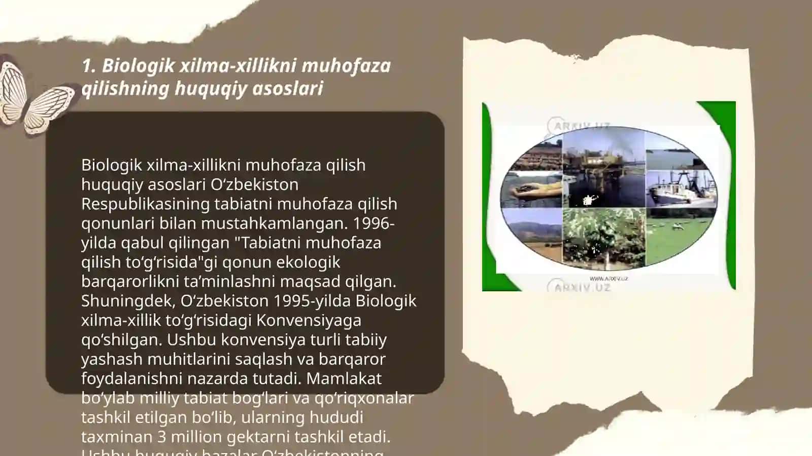 Biologik xilma-xillikni asrash muammolari 3