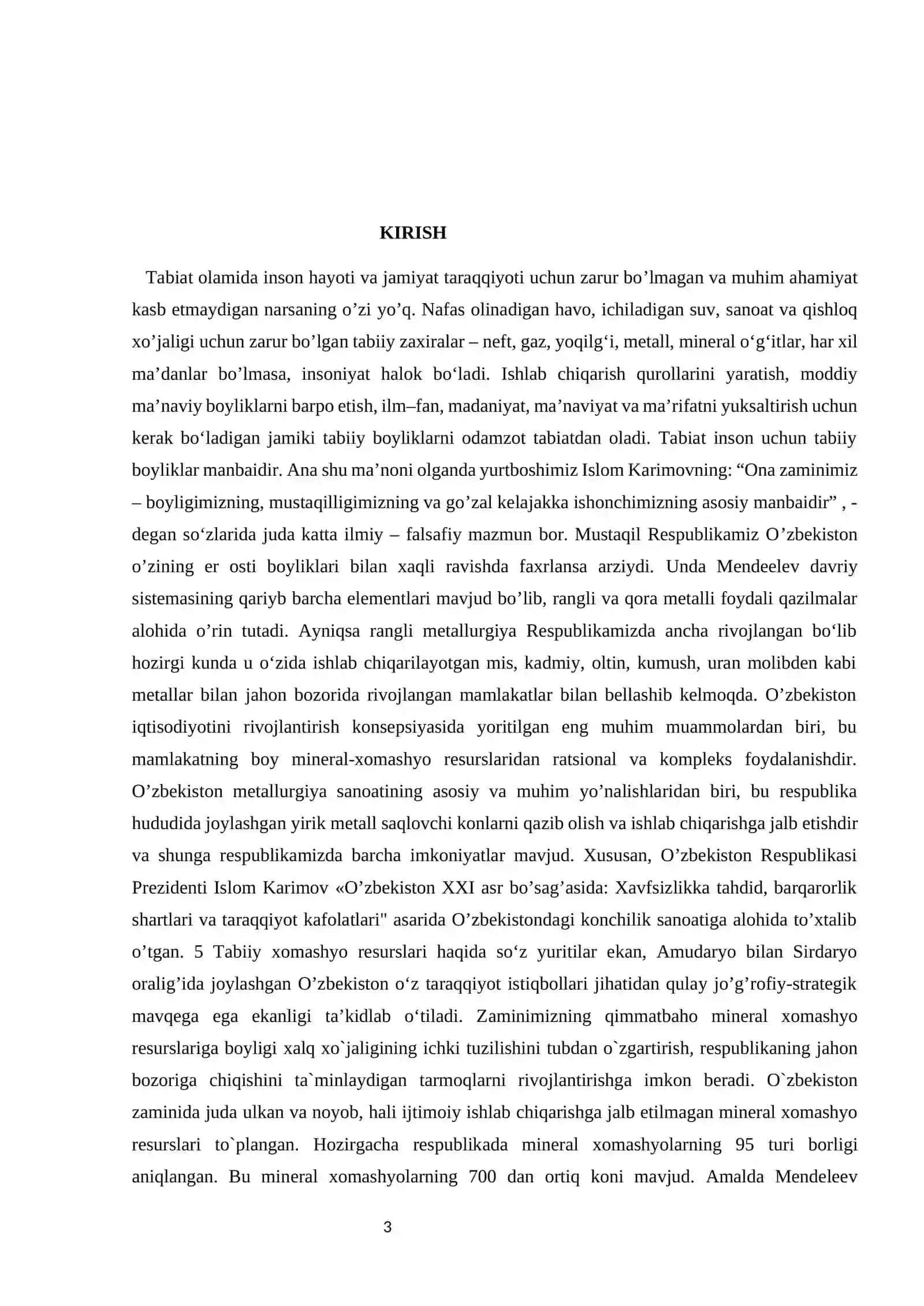 TEBIN BULOQ KONI XOMASHYOLARIDAN TITAN ISHLAB CHIQARISH 3