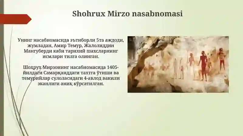Temuriylar shajarasi 3