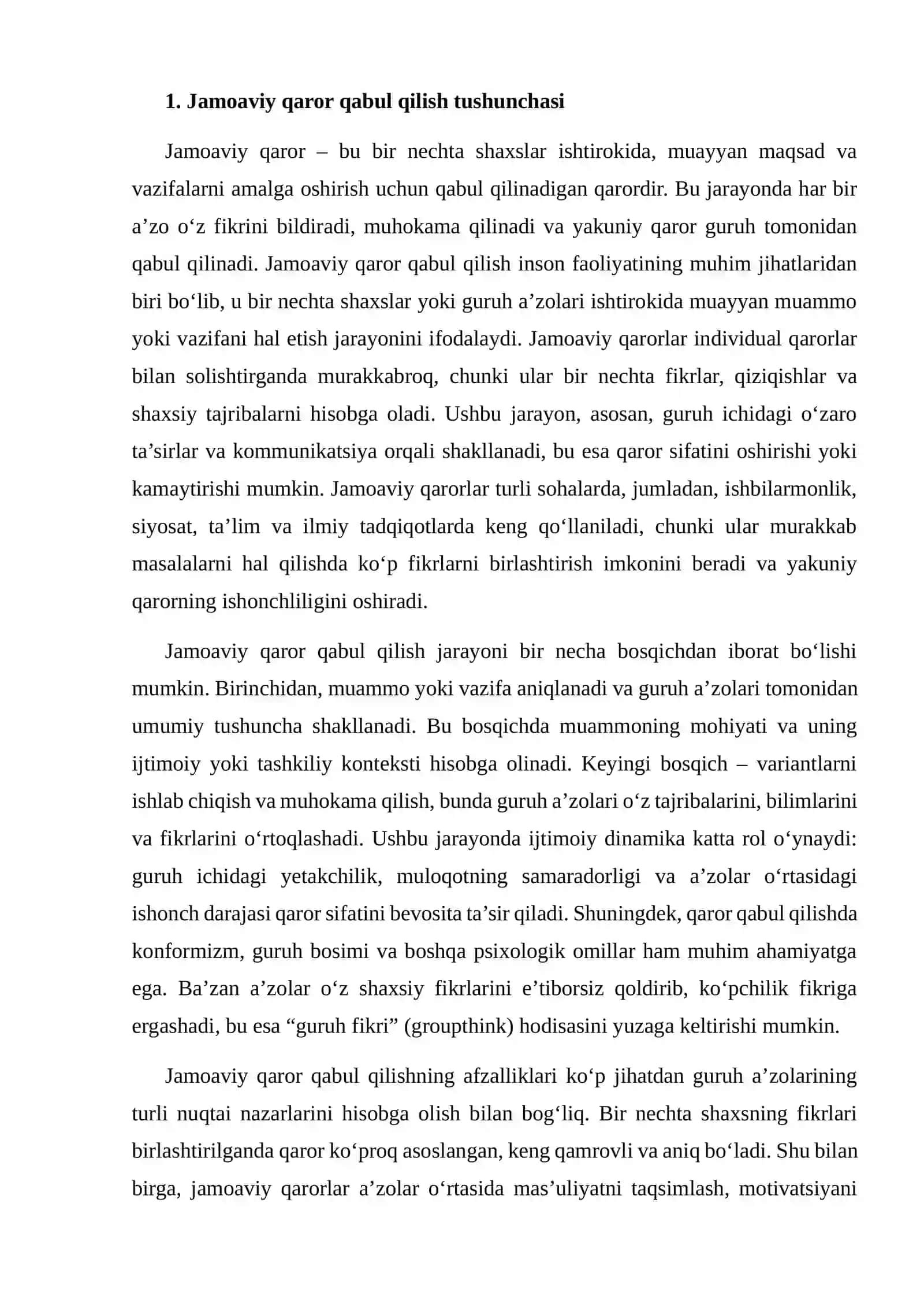 Jamoaviy Qaror Qabul Qilishdagi Ijtimoiy Dinamikalar 3