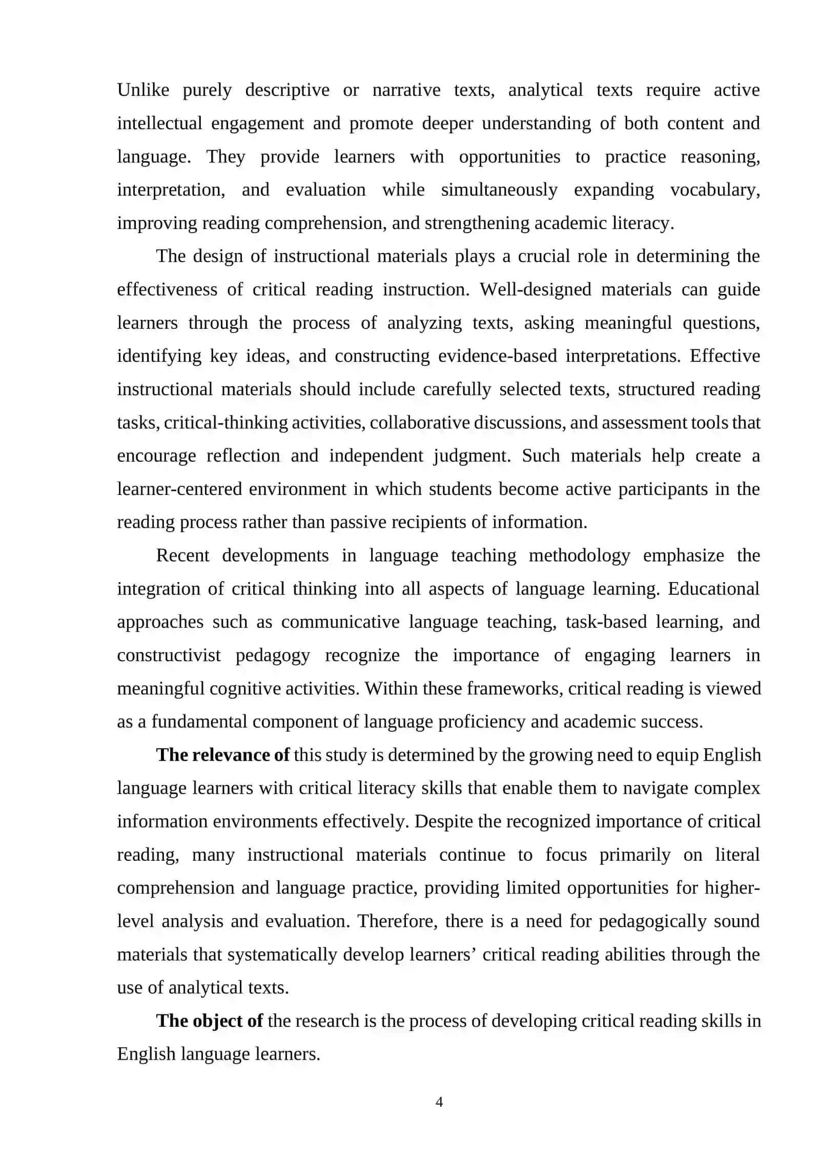 DESIGNING INSTRUCTIONAL MATERIALS THAT DEVELOP CRITICAL READING SKILLS 3