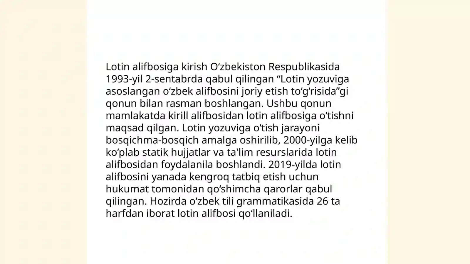 Lotin alifbosi 3
