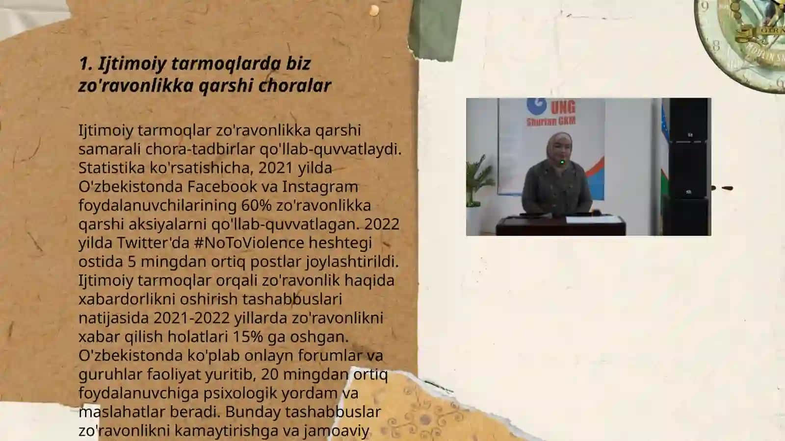 Biz zo'ravonlikka qarshimiz mavzusida 3