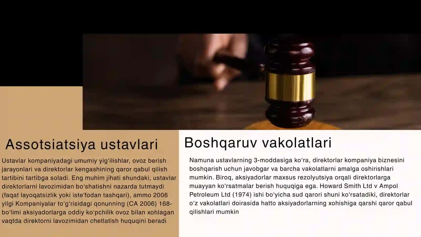 Ustav (Articles of Association) 3